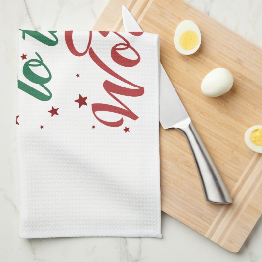 vreugde over de wereld theedoek (Quarter Fold)