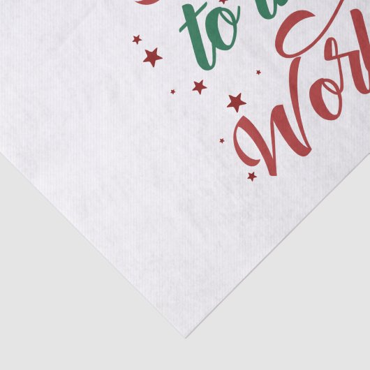 vreugde over de wereld tissuepapier (Detail)