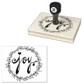 VREUGDE | Rubberstempel (Gestempeld)