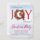 vreugde | Uitnodiging voor kerstfeest (Voorkant)