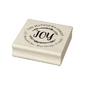 Vreugde Vakantie Ronde Retour Adres Stempel (Stempel)