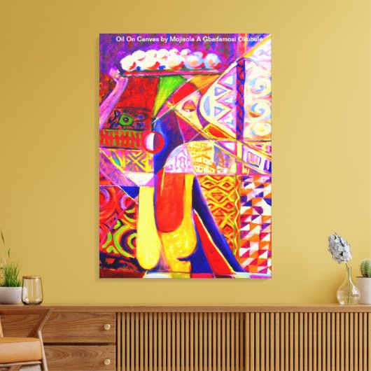 Vreugde van de handel Olie op Canvas door Mojisola (Insitu (Woonkamer))