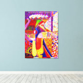 Vreugde van de handel Olie op Canvas door Mojisola (Insitu (Houten vloer))