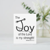 VREUGDE van de Heer Briefkaart (Staand voorkant)