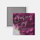 Vreugde van de Heer is uw Kracht KJV Verse Magneet (Voorkant / Achterkant)