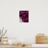 Vreugde van de Heer is uw Kracht KJV Verse Poster (Keuken)