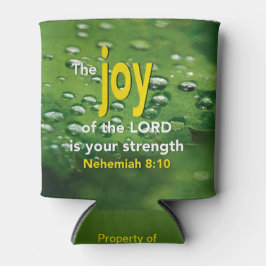 VREUGDE VAN DE HEER Nehemia 8:10 Schrift Blikjeskoeler