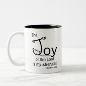 VREUGDE van de Heer Tweekleurige Koffiemok (Links)