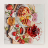 Vreugde van de namiddag thee legpuzzel (Horizontaal)