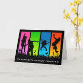 Vreugde van het 8:10 van Lord Christian Card Kaart (Gele Bloem)