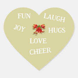 Vreugde van Kerst sticker