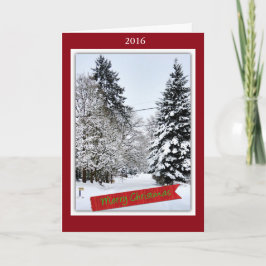 Vreugde van Kerstmis Feestdagen Kaart