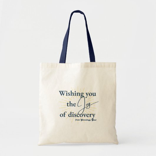 Vreugde van Ontdekking Tote Bag (Voorkant)