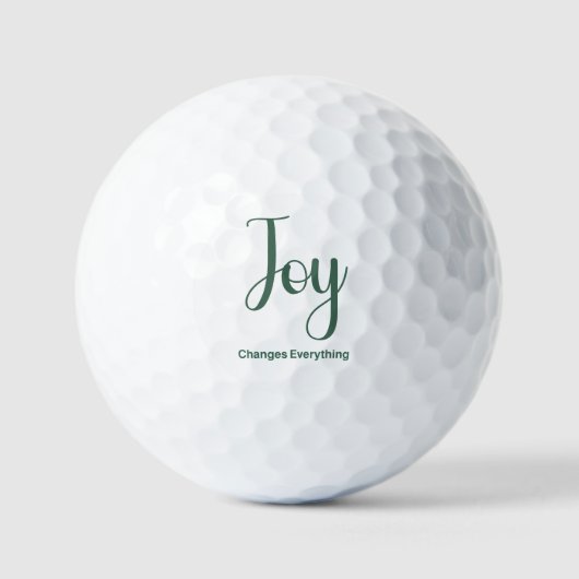 Vreugde verandert alles golfballen (Voorkant)
