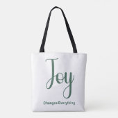Vreugde Verandert Alles Tote Bag (Achterkant)