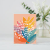 Vreugde vinden - Briefkaart aanmoedigen (Staand voorkant)