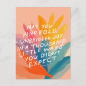 Vreugde vinden - Briefkaart aanmoedigen (Voorkant)