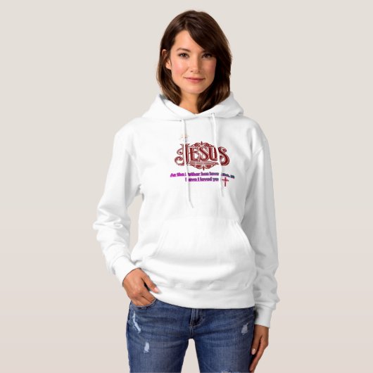 Vreugde voor de redder van de wereld hoodie (Voorkant volledig)