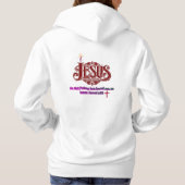 Vreugde voor de redder van de wereld hoodie (Achterkant)