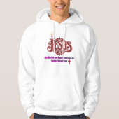 Vreugde voor de redder van de wereld hoodie (Voorkant)