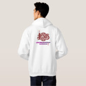 Vreugde voor de redder van de wereld hoodie (Achterkant volledig)