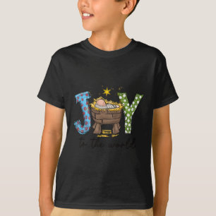 Vreugde Voor De Wereld Door Jezus Kerststal T-shirt