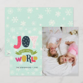 Vreugde voor de Wereld | Foto Kerstkaart (Voorkant / Achterkant)