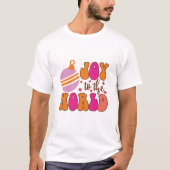 Vreugde Voor De Wereld - Kerstmis T-shirt (Voorkant)