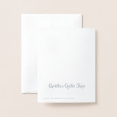 Vreugde voor de Wereld met Bijbelverzen Kerstmis Folie Kaarten (Met envelop)