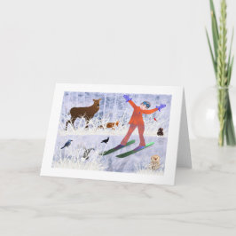 Vreugde voor Winter Lee Marie's Creatieve Ontwerpk Kaart