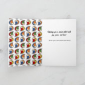 Vreugde Vrede Liefde - Aangepaste Achtergrond & Be Kaart (Binnen)