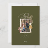 Vreugde Vrede Liefde Aquarel Bosachtige Paddenstoe Feestdagenkaart (Achterkant)