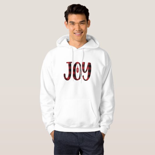 VREUGDE, vrolijk kerstfeest Hoodie (Voorkant volledig)