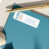 Vreugde Waterverf Ocean Beach Zeepaardje & Zeesche Etiket