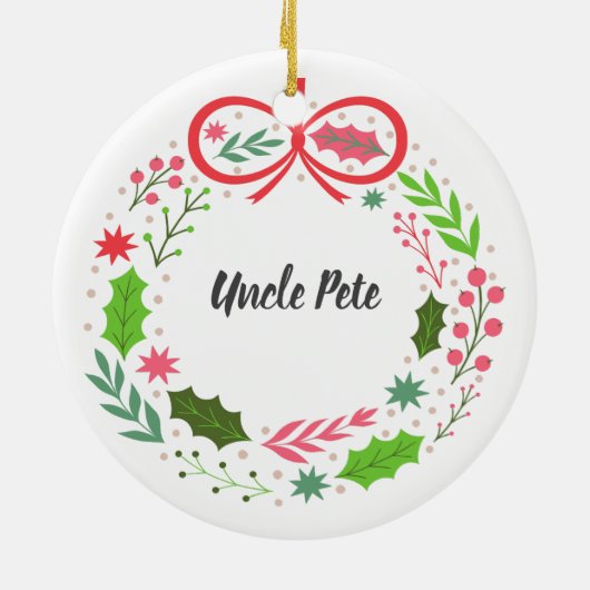 Vreugde & Zegeningen Keramisch Ornament (Achterkant)