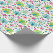 vreugdevogel en uil cadeaupapier (Hoek)