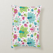 vreugdevogel en uil decoratief kussen (Achterkant (Verticaal))