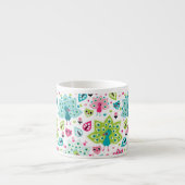 vreugdevogel en uil espresso kop (Voorkant)