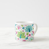 vreugdevogel en uil espresso kop (Voorkant rechts)