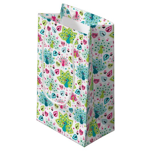 vreugdevogel en uil klein cadeauzakje (Voorkant Gekanteld)