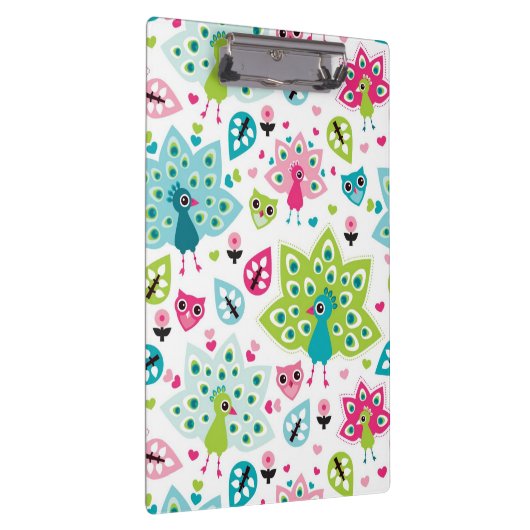 vreugdevogel en uil klembord (Rechts)