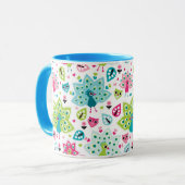 vreugdevogel en uil mok (Voorkant links)