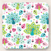 vreugdevogel en uil onderzetter (Voorkant)