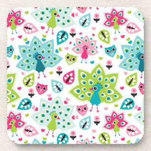 vreugdevogel en uil onderzetter