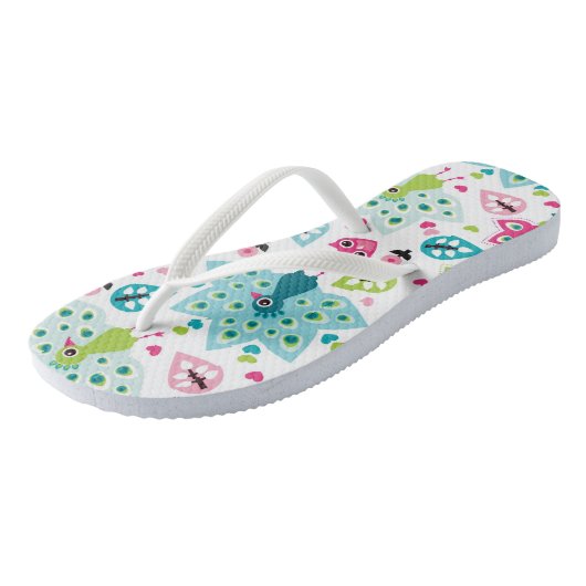 vreugdevogel en uil teenslippers (Schuin)