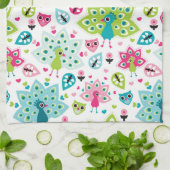 vreugdevogel en uil theedoek (Gevouwen)