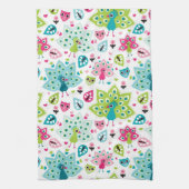 vreugdevogel en uil theedoek (Verticaal)