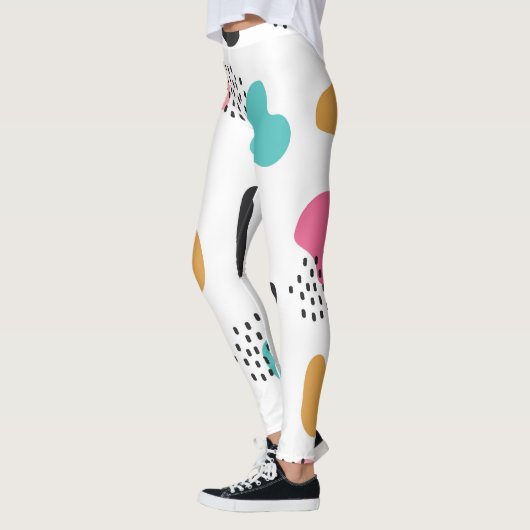vreugdevol blobpatroon leggings (Links)