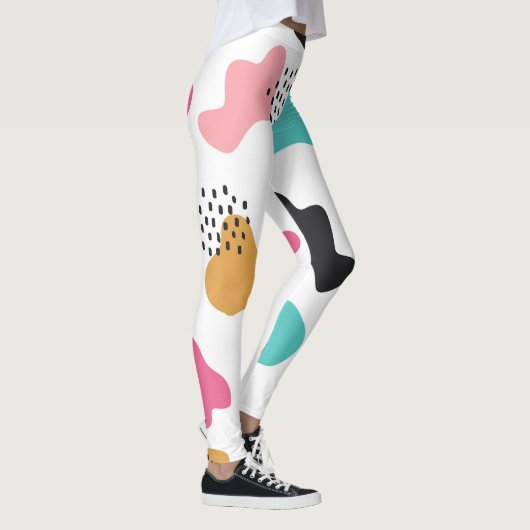 vreugdevol blobpatroon leggings (Rechts)