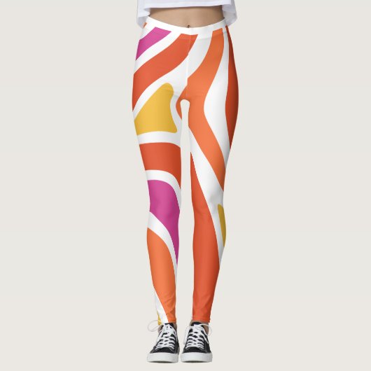 Vreugdevol en kleurrijk leggings (Voorkant)